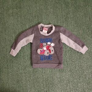 Youth Born To Ride Racecar Crewneck Size 12 M